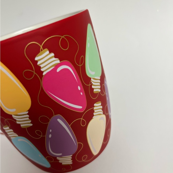 NWT ⚜️♥️⚜️ Peppermint & Pine Christmas light red festive Mug - Picture 9 of 12